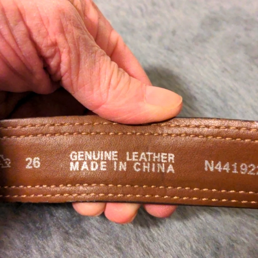 COPY - Kids Nocona camouflage and leather belt